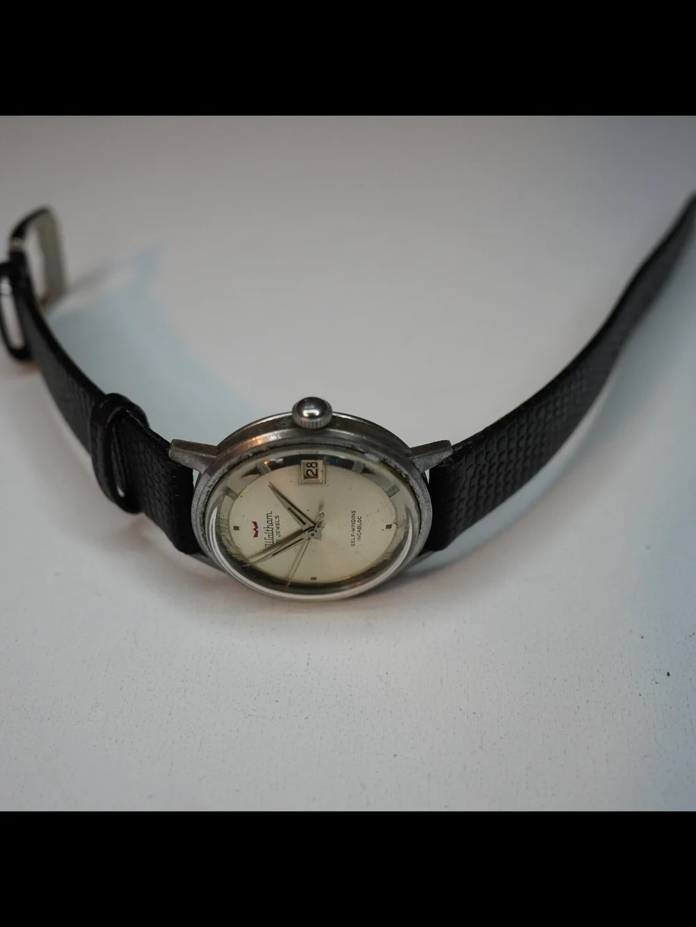Vintage Waltham 17 Jewels Automatic Self-Winding Date Men's Watch Runs AS 1700